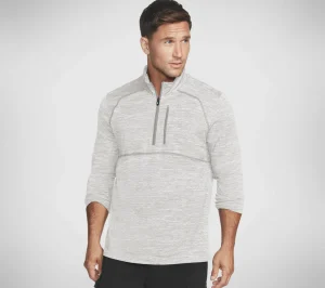 SKECHERS On The Road 1/4 Zip CINZENTO Cheap