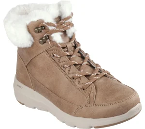 SKECHERS On-the-GO Glacial Ultra - Cozyly CASTANHO CLARO Fashion
