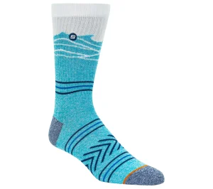 SKECHERS 1 Pack Beach Waves Crew Sock AZUL New