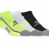SKECHERS 3 Pack Low Cut Athletic Socks AMARELO Shop