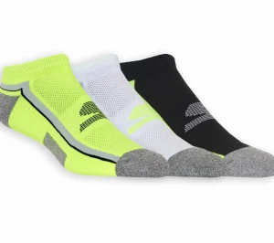 SKECHERS 3 Pack Low Cut Athletic Socks AMARELO Shop