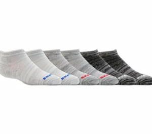 SKECHERS 6 Pack Low Cut Non Terry Socks CINZENTO Cheap