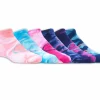 SKECHERS 6 Pack Low Cut Tie-Dye Socks MULTICOR Cheap