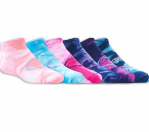 SKECHERS 6 Pack Low Cut Tie-Dye Socks MULTICOR Cheap