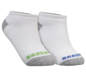 SKECHERS 6 Pack Low Cut Walking Socks BRANCO Sale