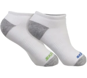 SKECHERS 6 Pack Low Cut Walking Socks BRANCO Sale