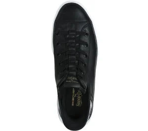 SKECHERS Premium Leather Slip-ins: Snoop One - OG PRETO / BRANCO New