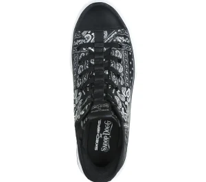 SKECHERS Premium Leather Slip-ins Snoop One - Double G PRETO / BRANCO Cheap