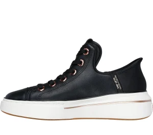 SKECHERS Premium Leather Slip-ins Snoop One - OG PRETO Clearance