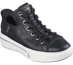 SKECHERS Premium Leather Slip-ins Snoop One - OG PRETO Clearance