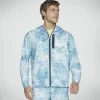 SKECHERS Razor Printed Full Zip Jacket PRETO / LIMA Best Sale