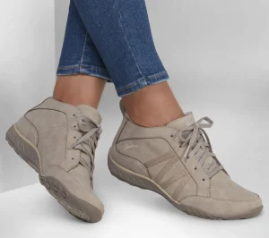 SKECHERS Relaxed Fit: Breathe-Easy - Friendly Ties TAUPE Cheap