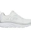 SKECHERS Relaxed Fit: D'Lux Walker - Infinite Motion BRANCO / PRATEADO Flash Sale