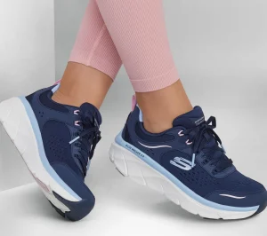 SKECHERS Relaxed Fit: D'Lux Walker 2.0 - Daisy Doll NAVY / ROSA Best