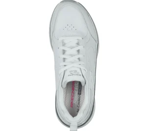 SKECHERS Relaxed Fit: D'Lux Walker - Timeless Path BRANCO / PRATEADO Shop