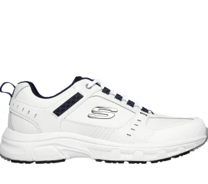 SKECHERS Relaxed Fit: Oak Canyon - Redwick BRANCO / NAVY Best