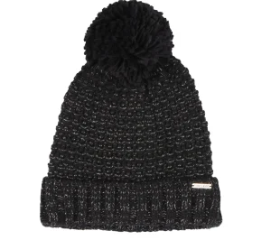 SKECHERS Reverse Stitch Pom-Pom Beanie PRETO Shop
