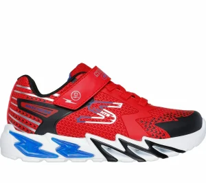 SKECHERS S Lights: Flex-Glow Bolt VERMELHO / PRETO Cheap