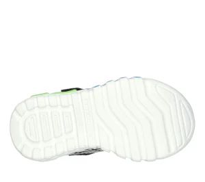 SKECHERS S Lights: Flex-Glow Elite PRETO / LIMA Fashion
