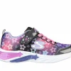 SKECHERS S Lights: Star Sparks PRETO / MULTICOR Discount