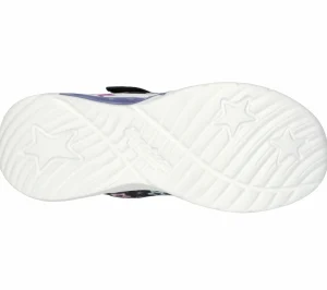 SKECHERS S Lights: Star Sparks PRETO / MULTICOR Discount