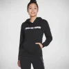 SKECHERS Apparel Block Heritage Pullover Hoodie PRETO Best