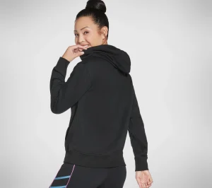 SKECHERS Apparel Block Heritage Pullover Hoodie PRETO Best