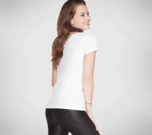 SKECHERS Apparel Feminista Vibes Tee Shirt BRANCO Online