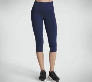 SKECHERS Apparel GO WALK HW Capri NAVY Hot