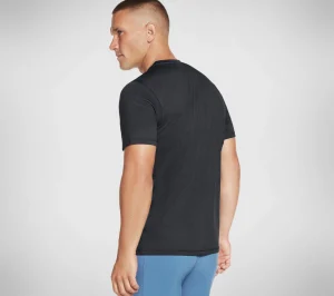 SKECHERS Apparel Skech-Air Tee Shirt PRETO Cheap