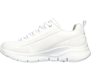 SKECHERS Arch Fit - Citi Drive BRANCO / PRATEADO Flash Sale