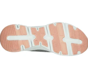 SKECHERS Arch Fit - Comfy Wave CINZENTO / ROSA Best Sale