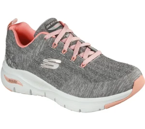 SKECHERS Arch Fit - Comfy Wave CINZENTO / ROSA Best Sale