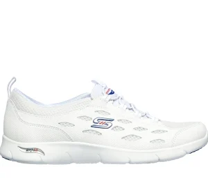 SKECHERS Arch Fit Refine BRANCO / NAVY Sale