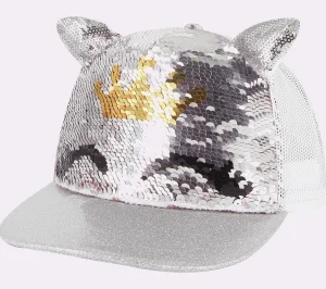 SKECHERS Caticorn Sequin Trucker Hat ROSA / DOURADO Cheap