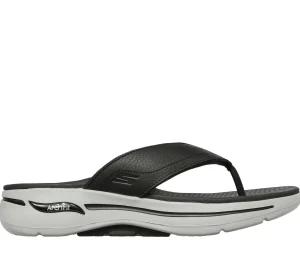 SKECHERS GOwalk Arch Fit Sandal PRETO / CINZENTO Cheap