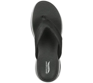 SKECHERS GOwalk Arch Fit Sandal PRETO / CINZENTO Cheap