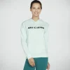 SKECHERS Heritage Pullover Hoodie AQUA Discount