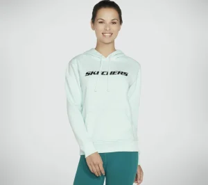 SKECHERS Heritage Pullover Hoodie AQUA Discount