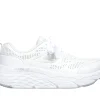 SKECHERS Max Cushioning Elite - Step Up BRANCO / PRATEADO New