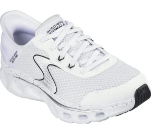 SKECHERS Slip-ins: GO WALK Glide-Step 2.0 BRANCO / PRETO Fashion
