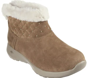 SKECHERS Slip-ins: On-the-GO Joy - Cozy Shimmer CASTANHO CLARO Store