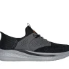 SKECHERS Slip-ins Relaxed Fit: Slade - Caster PRETO / CINZENTO Cheap
