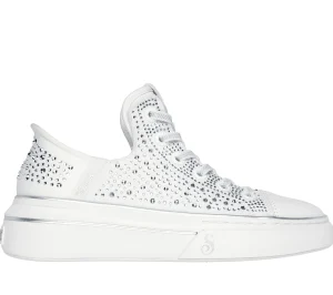 SKECHERS Slip-ins: Snoop One - Rhine-Stoned BRANCO New