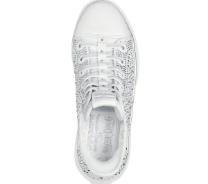 SKECHERS Slip-ins: Snoop One - Rhine-Stoned BRANCO New