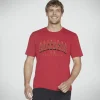 SKECHERS University Tee VERMELHO / ROJO Shop