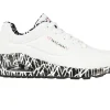 SKECHERS X JGoldcrown: Uno - Loving Love BRANCO / PRETO Sale