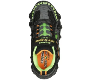 SKECHERS Skech-O-Saurus Lights - Dino-Tracker PRETO / LIMA Fashion