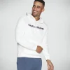 SKECHERS SKECH-SWEATS Motion Pullover Hoodie BRANCO New