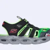 SKECHERS S-Lights: Thermo-Flash - Hydro-Flare PRETO / LIMA Best Sale